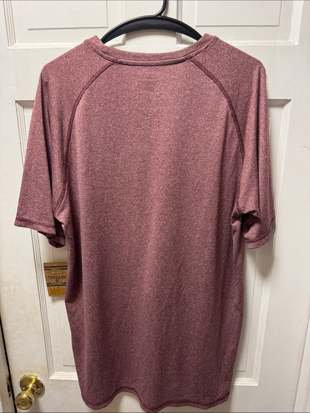 Threads 4 Thought Men's Maroon Heather West Texas A&M Buffalos WT Tee - Picture 2 of 3